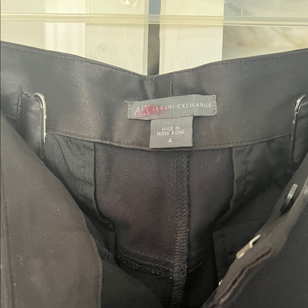 Armani Exchange Classic Black Trousers